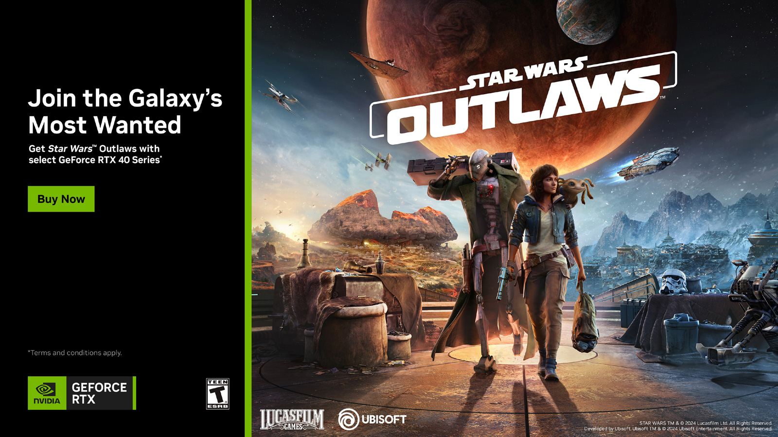 nVidia Star Wars Outlaw RTX bundle